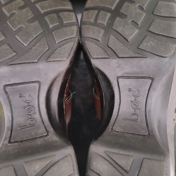 Born Brown Leather Clogs - Picture 4 of 10